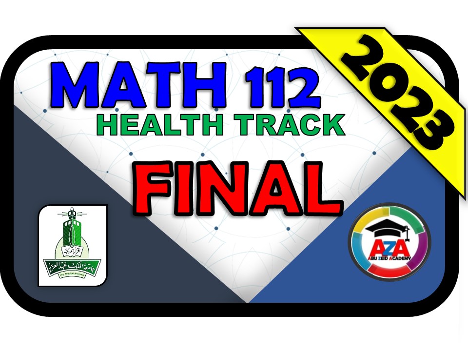 🔰MATH 112- FINAL🔰