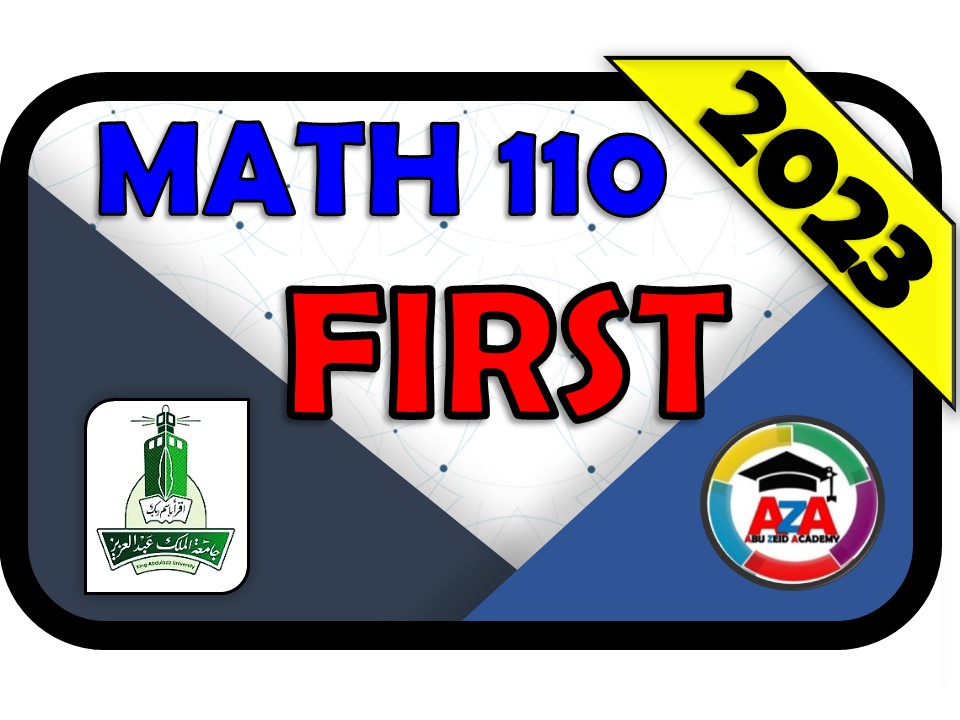 🔰MATH 110 - First🔰