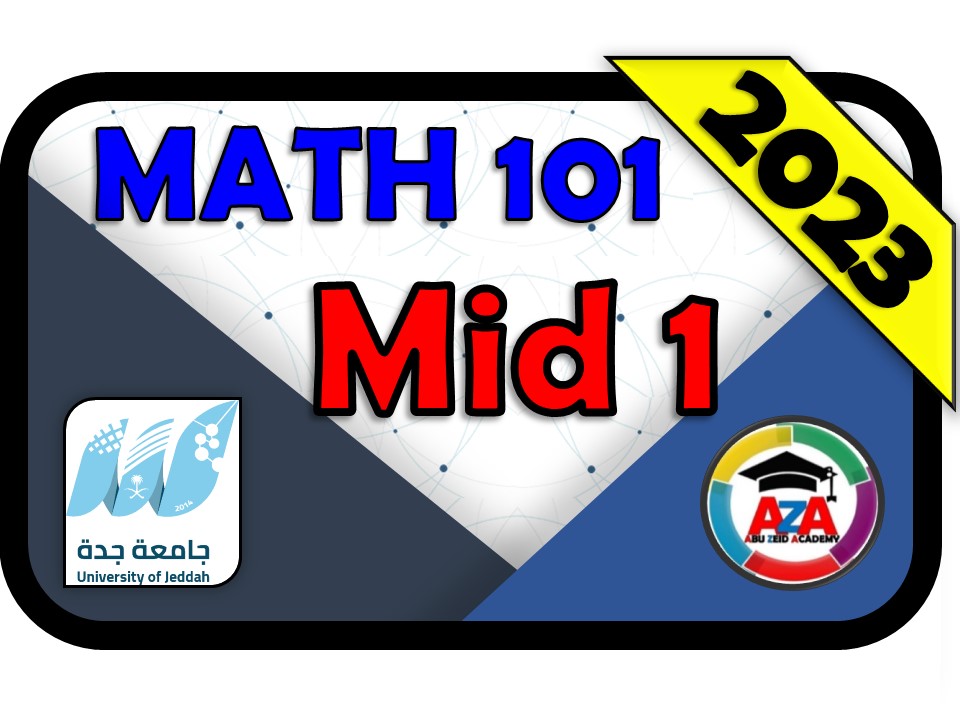 🔰 MATH101 - MID-1🔰