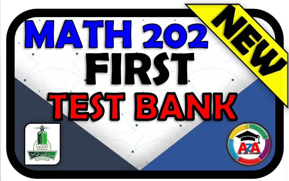 💯🔴MATH 202 -Q1-💯🔴TEST BANK