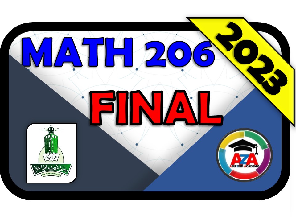 🔰MATH 206 - FINAL🔰