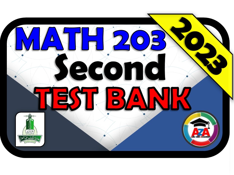 💯🔴MATH 203 -Q2-💯🔴TEST BANK