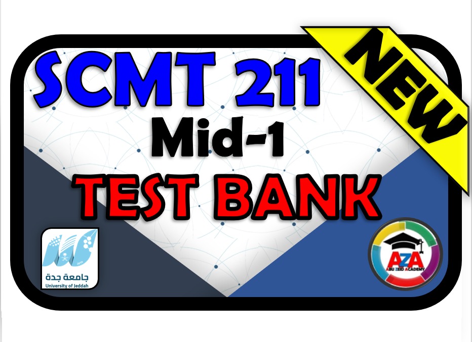 💯🔴SCMT 211 -Q1-💯🔴TEST BANK